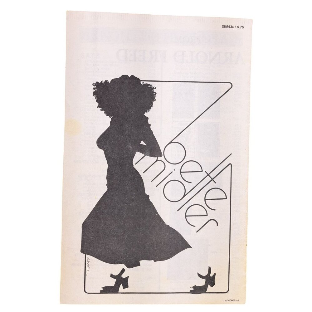 Vintage Bette Midler Sheet Music Lot Of 4 Superstar In The Mood You Want Dance - Picture 10 of 15